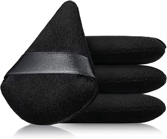 4pcs Black triangle powder puff