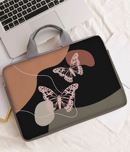 1pc Butterfly pattern laptop bag (15 to 15.9 inch)