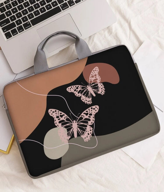 1pc Butterfly pattern laptop bag (15 to 15.9 inch)