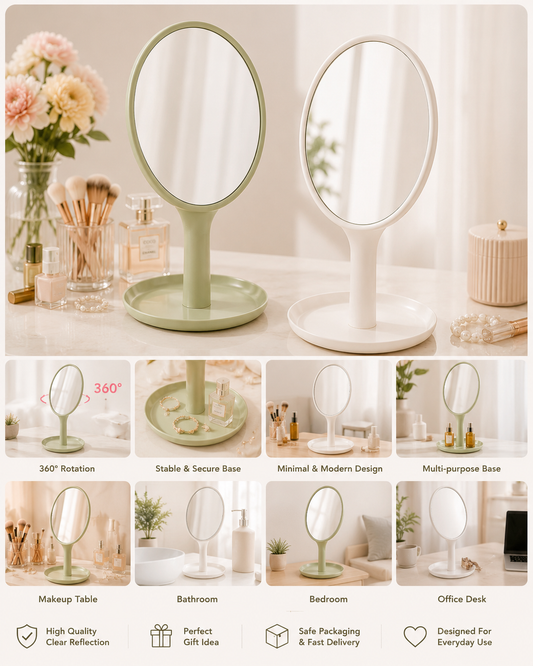 Aura Rotating Vanity Mirror
