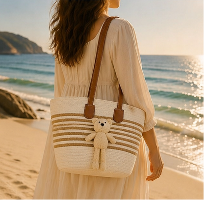 Teddy Charm Summer Tote