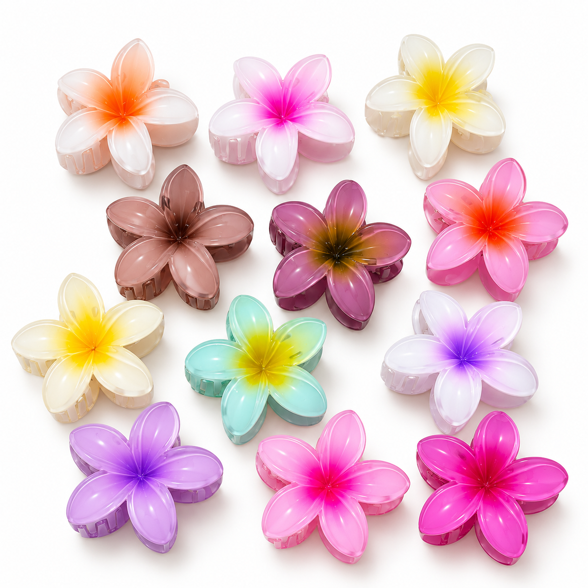 Tropical Bloom Hair Claw - Random Colors