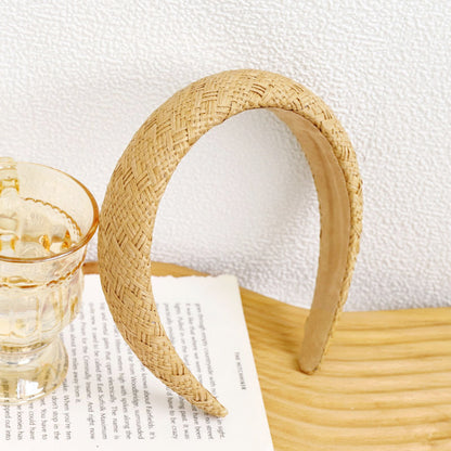 Woven Straw Hair Band