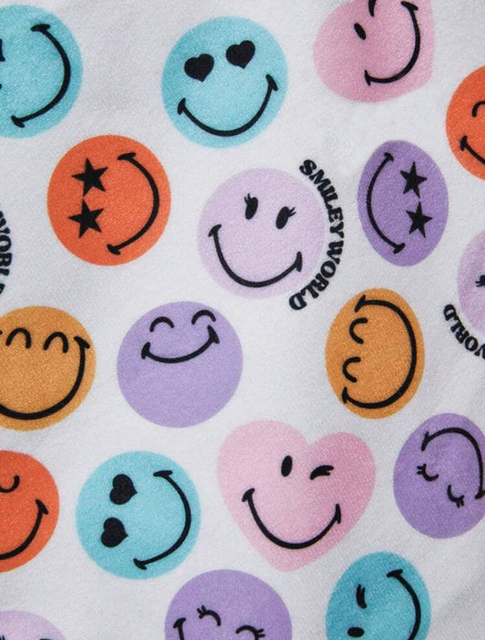SmileyWorld® | SHEIN Smiley Face Hair Towel Wrap