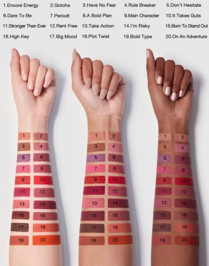 SHEGLAM Long-Lasting Matte Lipstick-Encore Energy