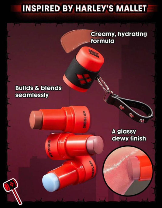 Harley Quinn X SHEGLAM Mischief Mallet Blush Stick-6g