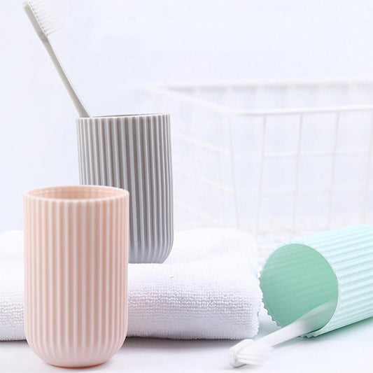 Toothbrush plastic travel organizer