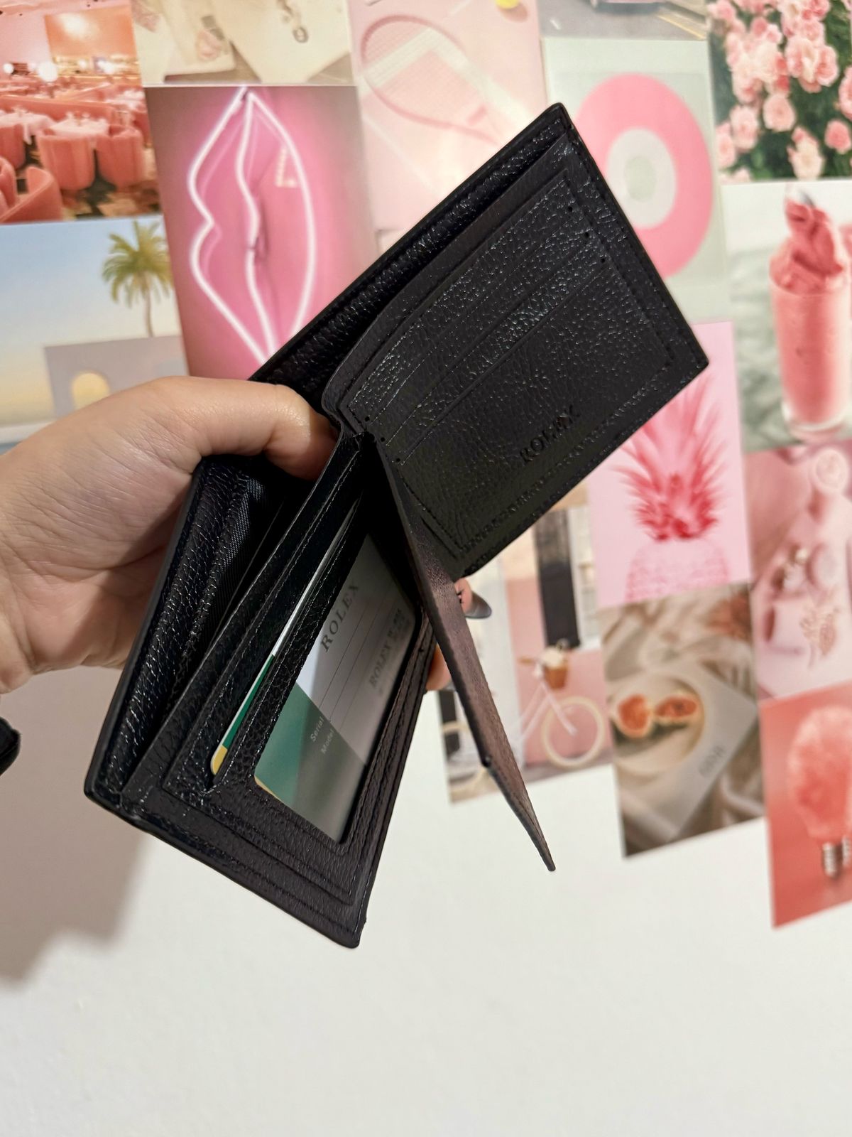 Rolex Men Wallet + Box
