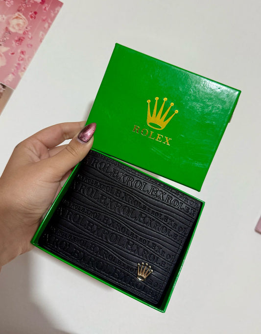 Rolex Men Wallet + Box