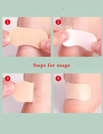 20pcs Foot care Anti-abrasion shoe heel pad sticker set
