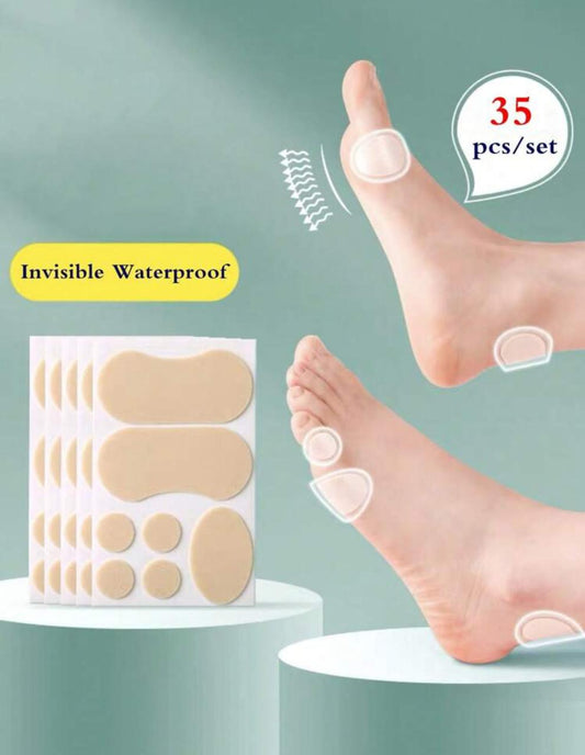 20pcs Foot care Anti-abrasion shoe heel pad sticker set