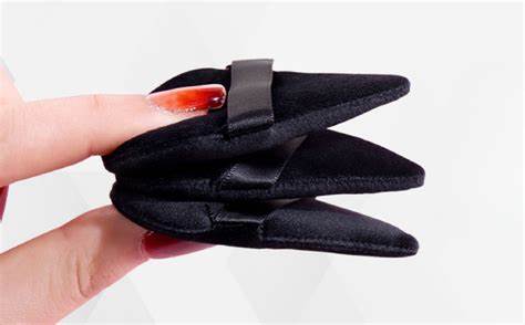 4pcs Black triangle powder puff