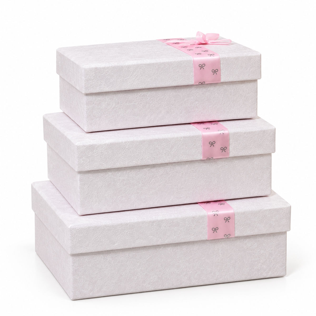 Rosé Ribbon Keepsake Box - 1pc
