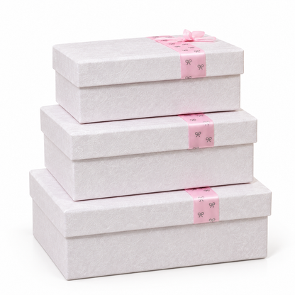 Rosé Ribbon Keepsake Box - 1pc