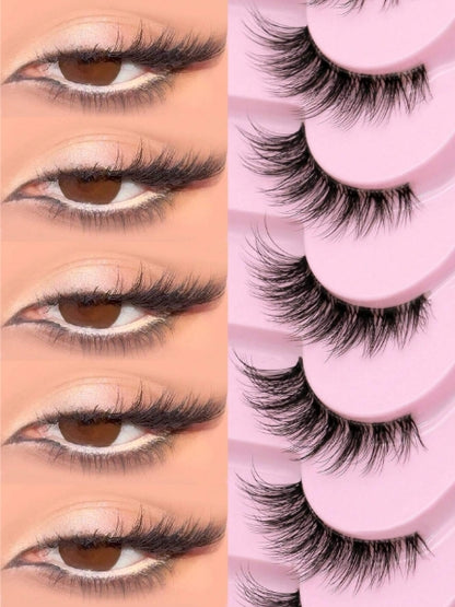 9 Pairs Half Cat Eye False Eyelashes