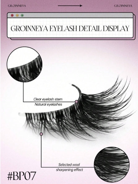9 Pairs Half Cat Eye False Eyelashes