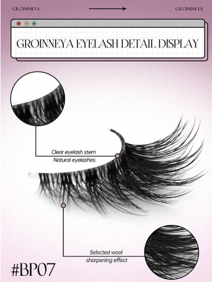 9 Pairs Half Cat Eye False Eyelashes