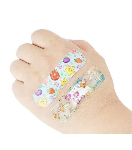 100pcs Ultra-Breathable Cute Cartoon Kids Bandages