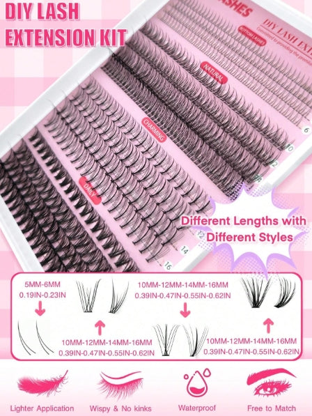 DIY Lash Extension Kit (480pcs - 4 styles)