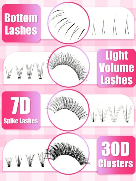 DIY Lash Extension Kit (480pcs - 4 styles)