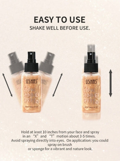 Ushas Glow Shimmer Spray 76ml