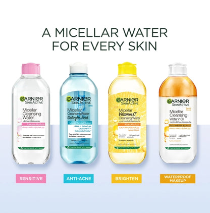 Garnier SkinActive Micellar Cleansing Water for Sensitive Skin - 400ml