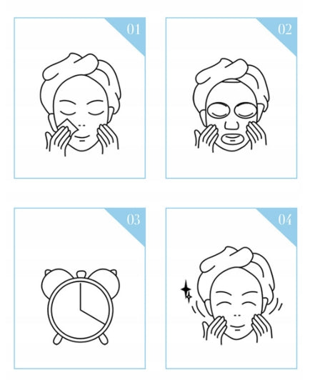 1pc Face Moisturizing Hydrating Sheet Mask - 30ml