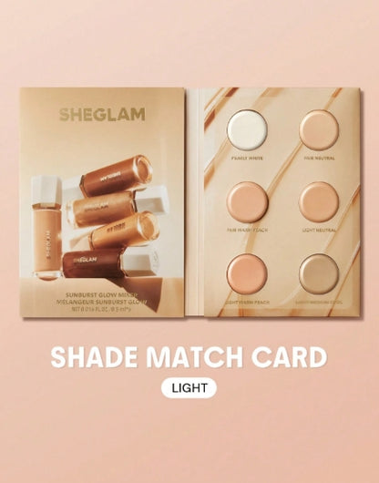 SHEGLAM Sunburst Glow Mixer Match Card