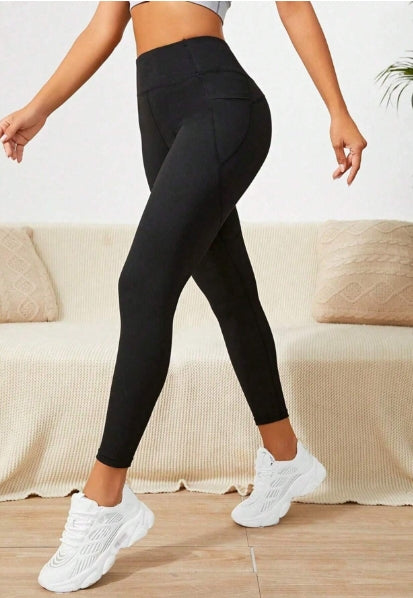 Women's Outdoor Black Sports Yoga Pants -- SIZE LARGE