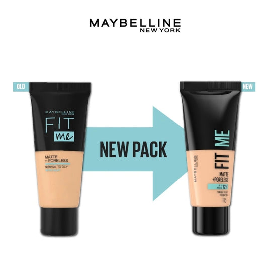 Maybelline Fit Me Matte & Poreless Liquid Foundation - 30ml