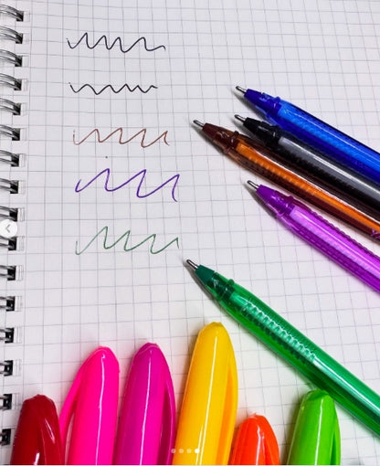 Colorful 12pcs Ball Point Pen Set