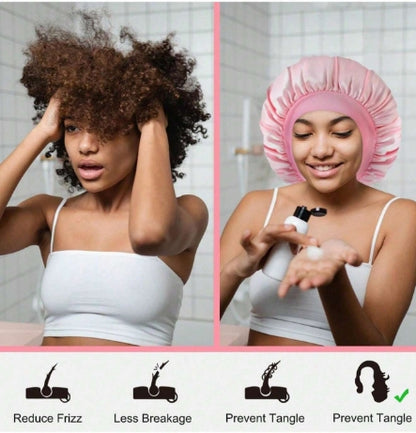 1pc Hair Jumbo Size Satin Bonnet
