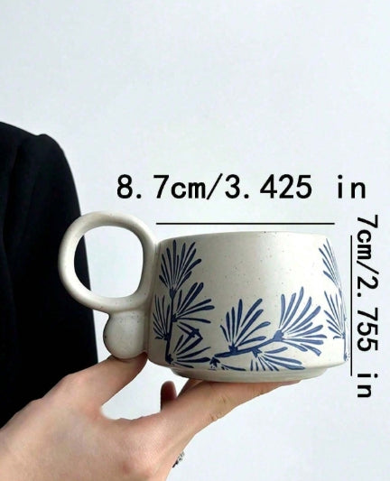 1pc Nordic style ceramic coffee cup