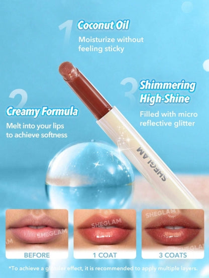 SHEGLAM Perfect Shiny Lip Balm -Gold Rush