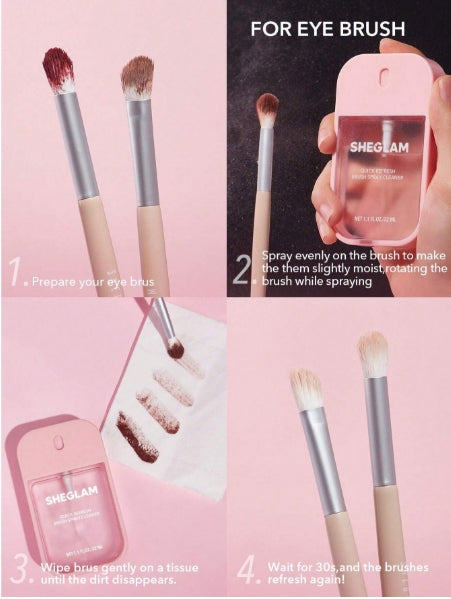 SHEGLAM Brushes & Sponges Spray Cleaner