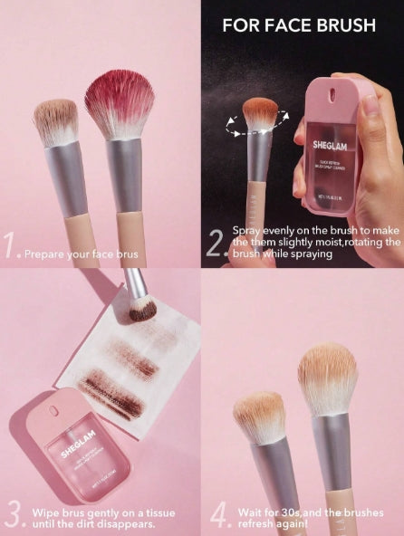 SHEGLAM Brushes & Sponges Spray Cleaner