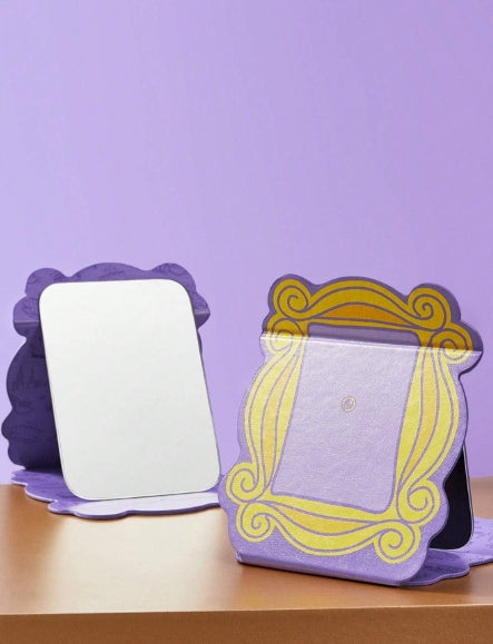 FRIENDS X SHEIN Portable Folding Desk Mirror Frame