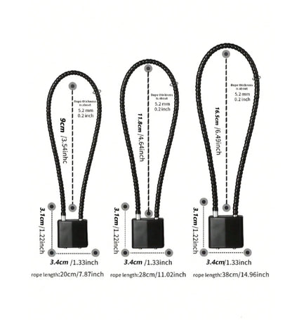 1pc Multi-Purpose Steel Wire Cable Lock 20cm