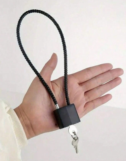 1pc Multi-Purpose Steel Wire Cable Lock 20cm