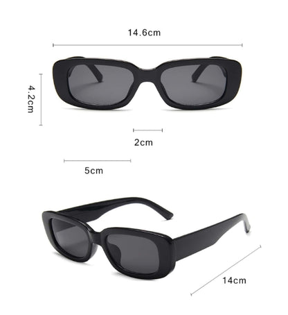 3pcs Women Square Sunglasses