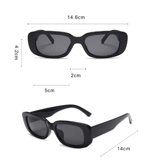 3pcs Women Square Sunglasses