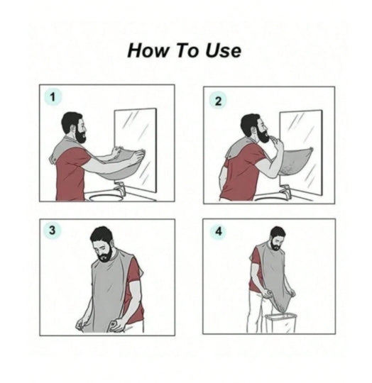 1pc Hair Cutting & Shaving Apron