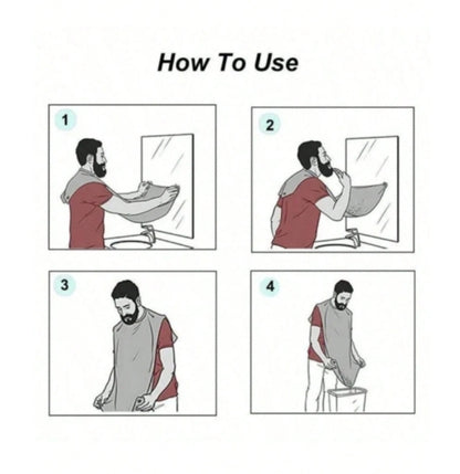 1pc Hair Cutting & Shaving Apron