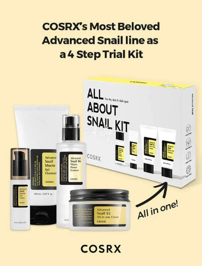 COSRX All About Snail 4-Step Travel Kit