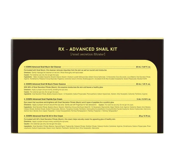COSRX All About Snail 4-Step Travel Kit