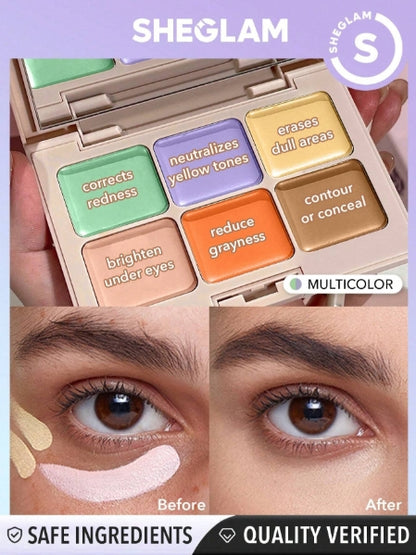 SHEGLAM multi-fix concealer & corrector palette