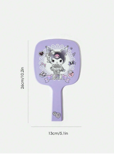 Kuromi Purple Hand Square Mirror