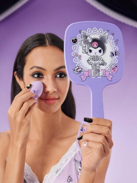 Kuromi Purple Hand Square Mirror