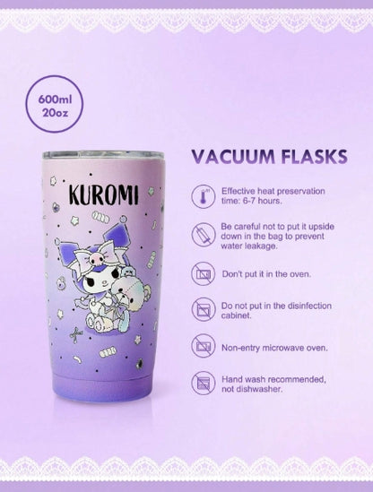 Kuromi Water Bottle Car Cup 600ml
