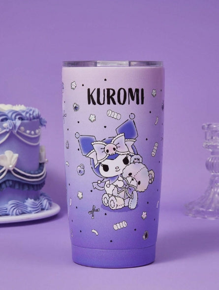 Kuromi Water Bottle Car Cup 600ml